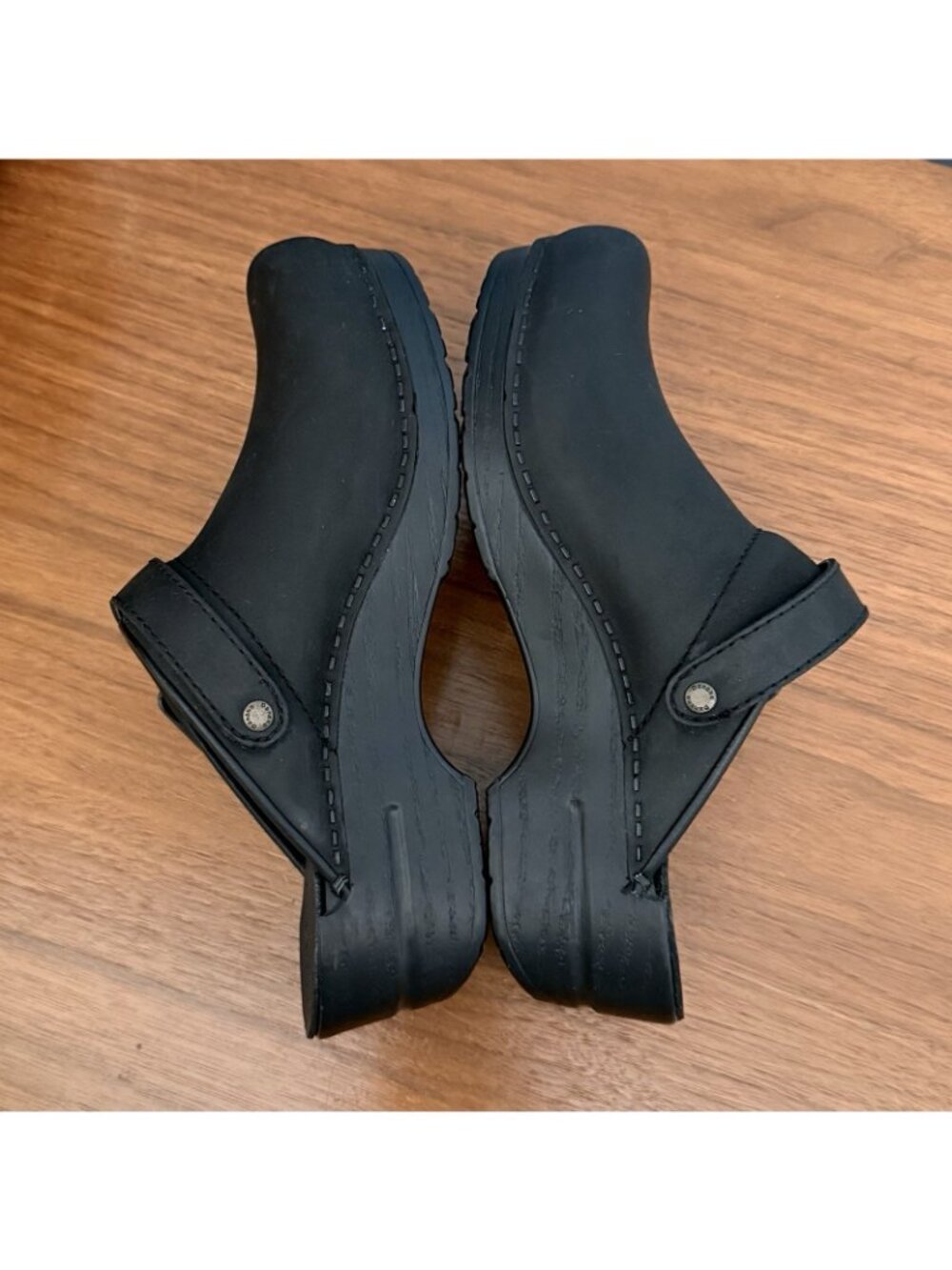 Dansko Ingrid Women's Clogs Open Back Black Oiled Leather Size 38 Comfort - Picture 4 of 12